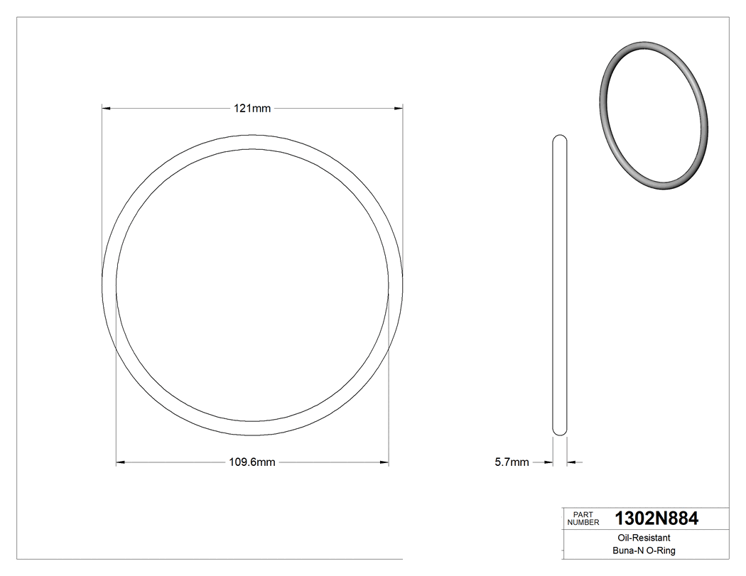 Technical drawing - 1302N884